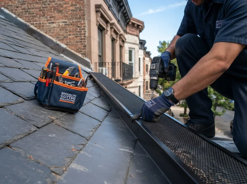 Professional gutter guard installation in Brooklyn Professional gutter guard installation in Brooklyn